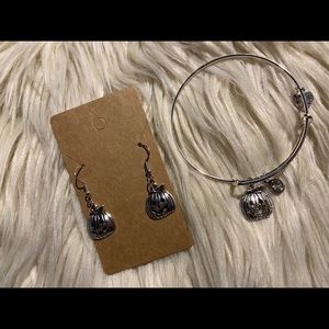 Halloween jack-o-lantern set